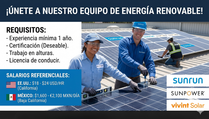 Instalador de Paneles Solares